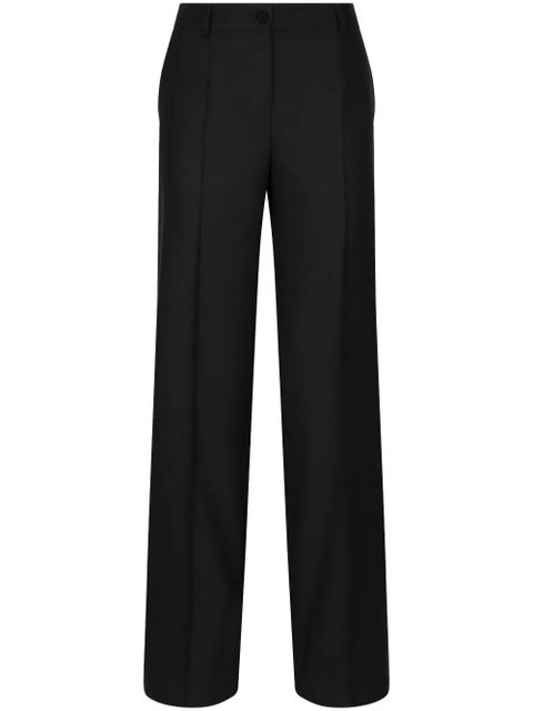 Dolce & Gabbana flared virgin-wool trousers - Black - zdjęcie produktu nr 1