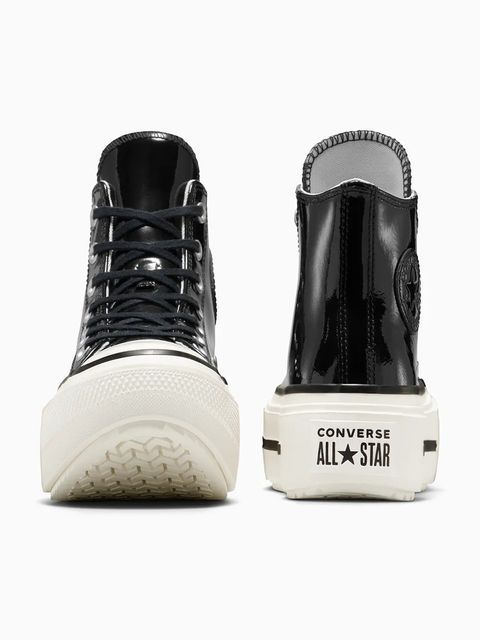 Converse trampki Chuck Taylor All Star Lift Double Stack kolor czarny A12977C