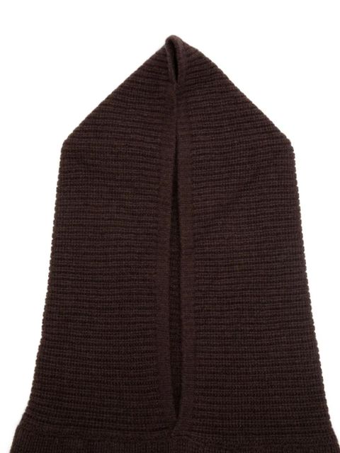 Alysi knitted hood - Brown