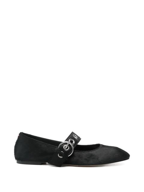 Aeyde Uma eyelet ponyhair fst pumps - Black - zdjęcie produktu nr 1