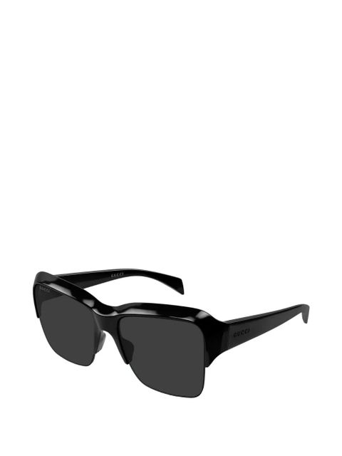 Gucci oversized square-frame sunglasses - Black - zdjęcie produktu nr 2