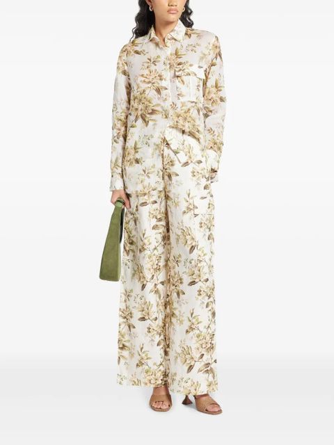 ZIMMERMANN Golden trousers - Neutrals