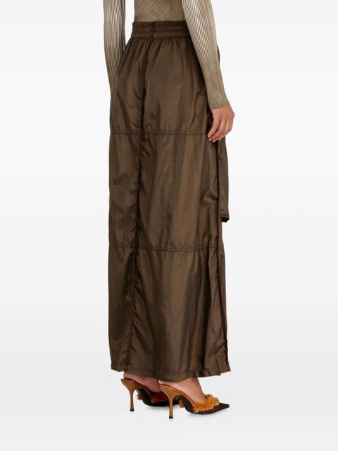 Diesel Oval D zip-front skirt - Brown