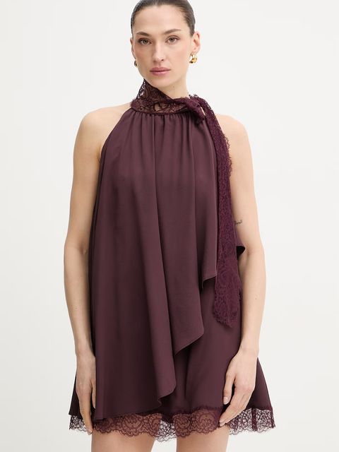 Pinko sukienka z dodatkiem jedwabiu