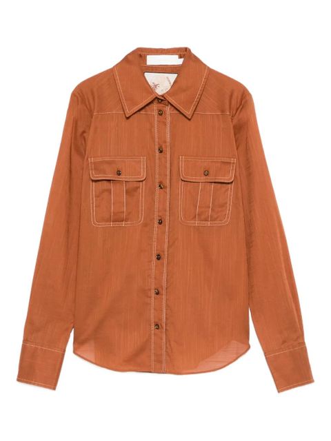 ZIMMERMANN chest-pocket shirt - Brown - zdjęcie produktu nr 1