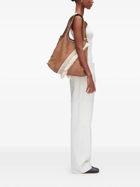 3.1 Phillip Lim fringed woven tote bag - Brown - zdjęcie produktu nr 2