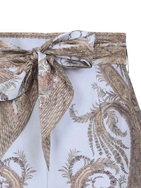 ZIMMERMANN Hypnotic paisley-print shorts - Brown - zdjęcie produktu nr 2