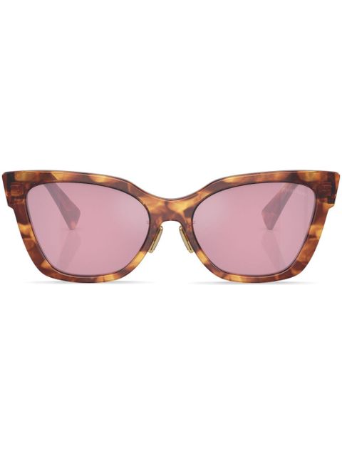 Miu Miu Eyewear cat-eye frame sunglasses - Black - zdjęcie produktu nr 1