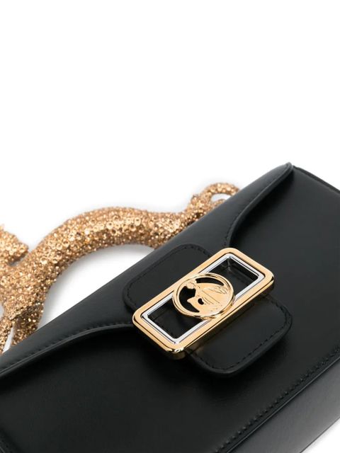 Lanvin small Pencil Cat tote bag - Black - zdjęcie produktu nr 2