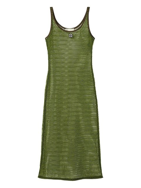 Tory Burch mesh midi dress - Green - zdjęcie produktu nr 1
