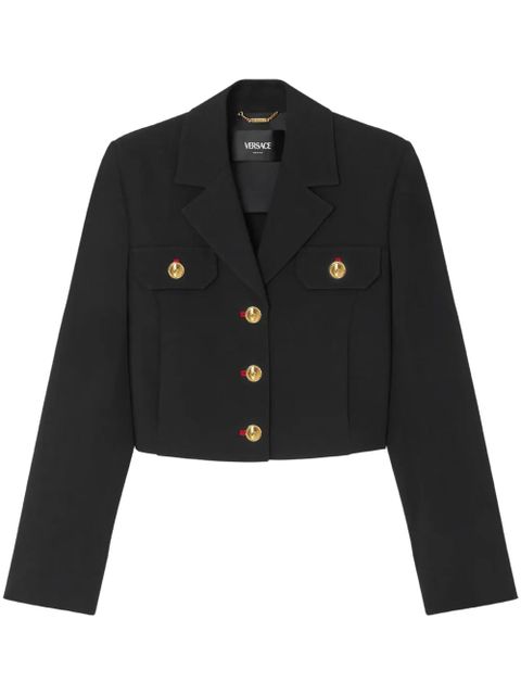 Versace Uniform cropped jacket - Black - zdjęcie produktu nr 1