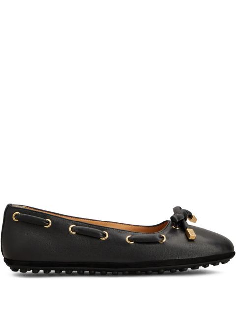 Tod's bow-detail ballet flats - Black - zdjęcie produktu nr 1