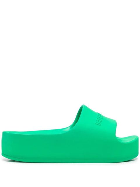 Balenciaga platform slide sandals - Green - zdjęcie produktu nr 1