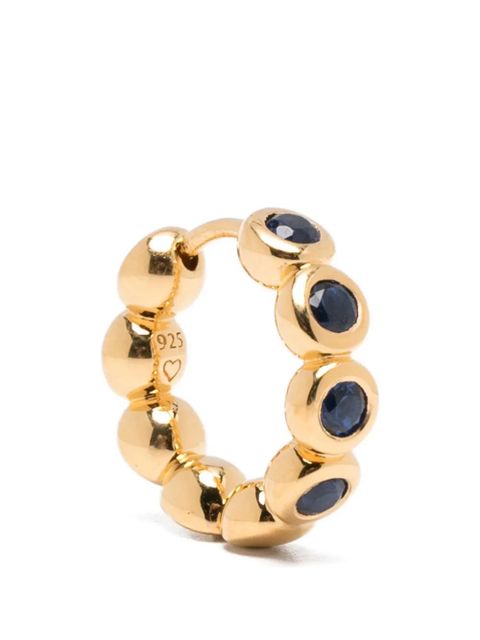 Missoma small Tennid sapphire hoop earrings - Gold - zdjęcie produktu nr 1