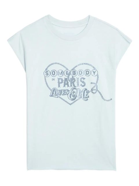 Zadig&Voltaire Cloe T-shirt - Blue - zdjęcie produktu nr 1