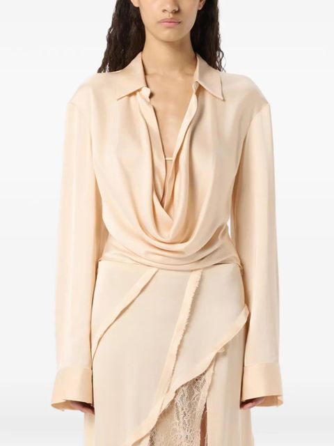 Blumarine long-sleeves blouse - Neutrals