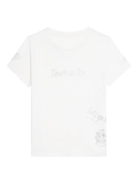 Zadig&Voltaire Alys rhinestone-embellished T-shirt - White - zdjęcie produktu nr 1