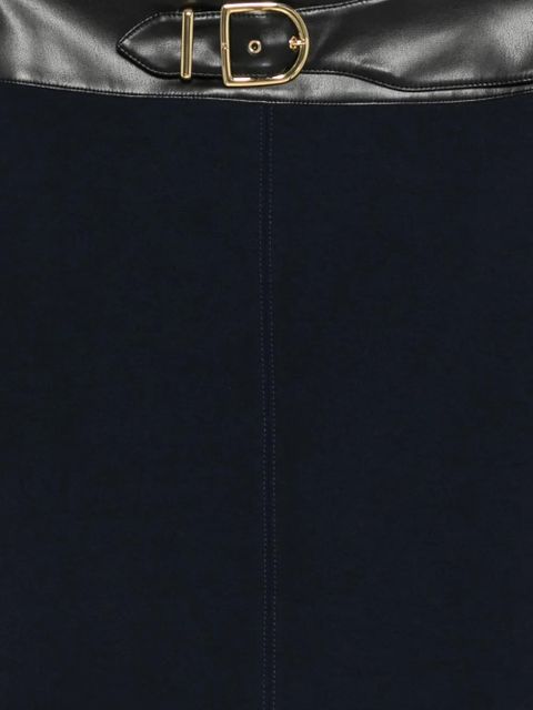Lauren Ralph Lauren belt midi skirt - Blue
