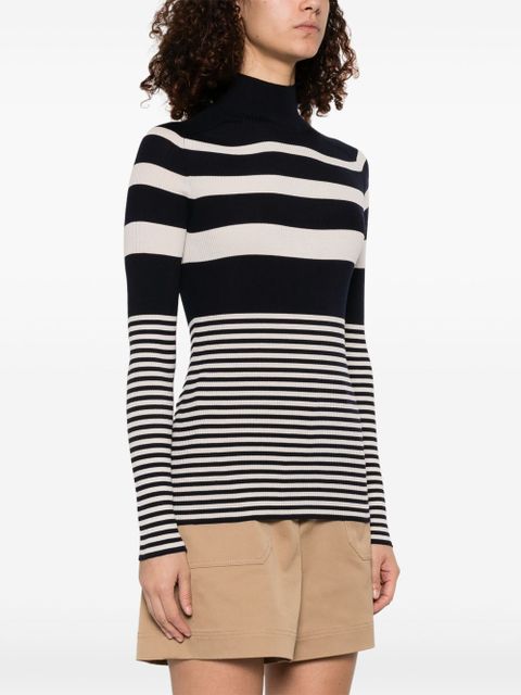 Moncler striped wool sweater - Neutrals