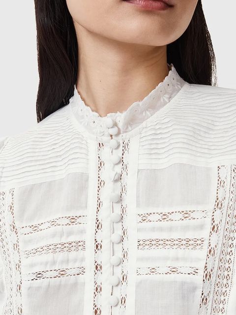 AllSaints bluzka bawełniana HEATHER - zdjęcie produktu nr 1