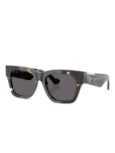 Burberry Eyewear tortoiseshell-pattern square-frame sunglasses - Yellow - zdjęcie produktu nr 2