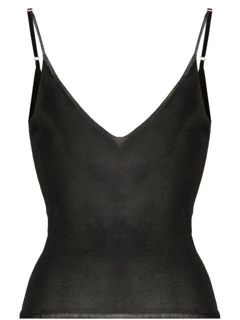 Jacquemus La Maille V-neck tank top - Black - zdjęcie produktu nr 1
