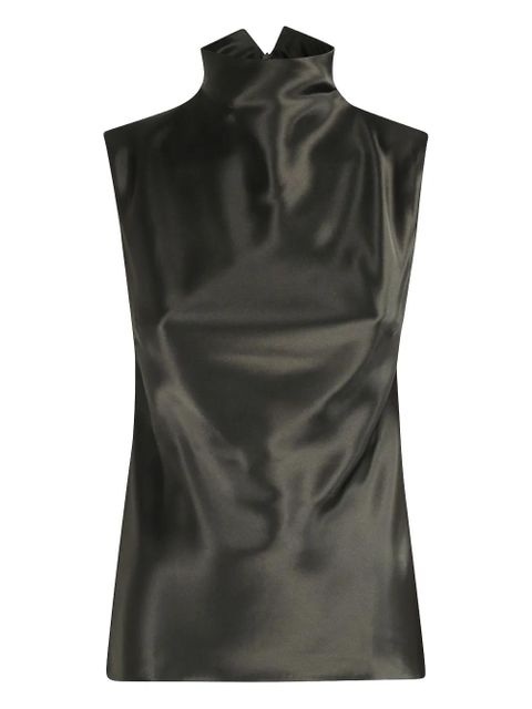 Nanushka high-neck sleeveless top - Green - zdjęcie produktu nr 1