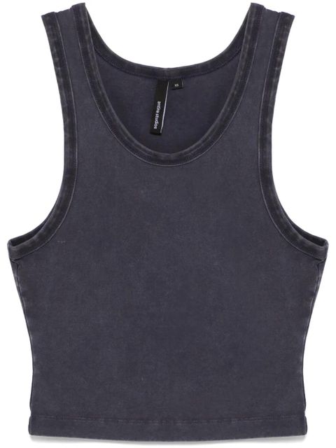 ENTIRE STUDIOS cropped tank top - Blue - zdjęcie produktu nr 1