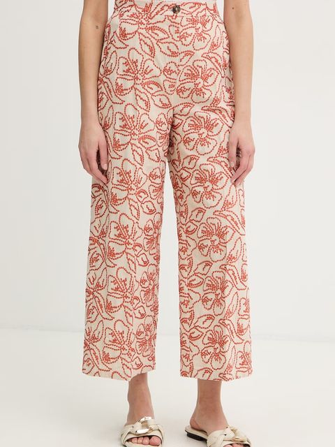 Marella spodnie damskie z lnem Emme by Marella - zdjęcie produktu nr 2