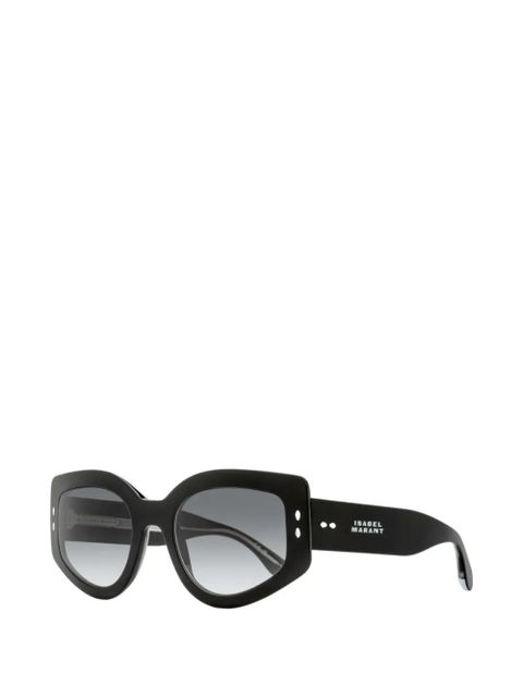 Isabel Marant Eyewear Milly rivet-detail sunglasses - Black - zdjęcie produktu nr 2