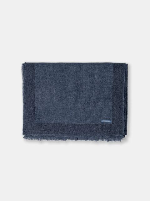 United Colors of Benetton szalik damski kolor granatowy wzorzysty 67M5DU01U - zdjęcie produktu nr 2