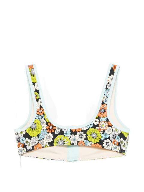 ALEMAIS floral-print bikini top - Blue - zdjęcie produktu nr 2