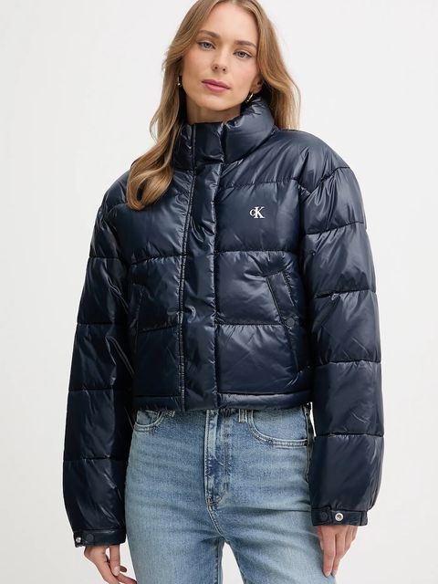 Calvin Klein Jeans kurtka kolor granatowy zimowa LV047D504G - zdjęcie produktu nr 1