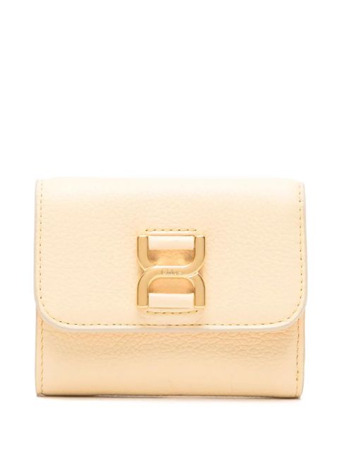 Chloé tri-fold leather wallet - Yellow - zdjęcie produktu nr 1