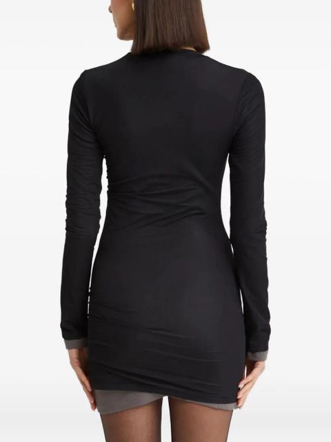 Christopher Esber layered mini dress - Black