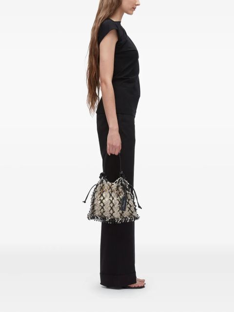 3.1 Phillip Lim mini Sac knotted net tote bag - Neutrals - zdjęcie produktu nr 2