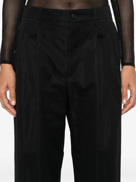 WARDROBE.NYC wide-leg tailored trousers - Black