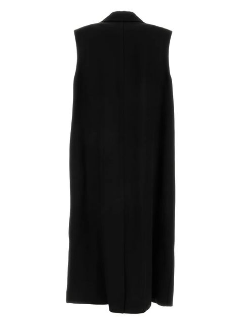 Jil Sander button-fastening tailored crepe gilet - Black - zdjęcie produktu nr 2