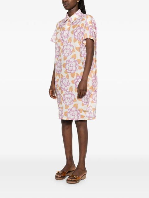 Marni short-sleeves midi dress - White