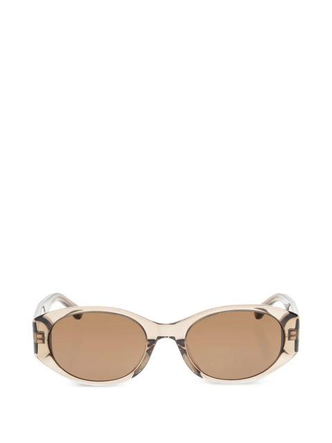 Balenciaga Eyewear oval-frame sunglasses - Brown - zdjęcie produktu nr 1