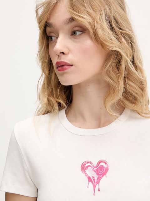 Hugo Blue t-shirt bawełniany Dever_B_2 damski kolor biały 50562240