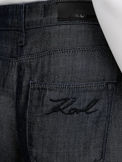 Karl Lagerfeld spodnie FLUID DENIM