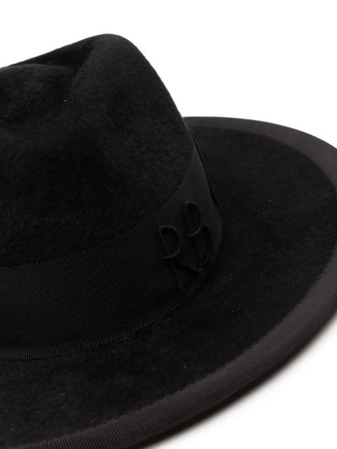 Ruslan Baginskiy logo-embroidered fedora hat - Black - zdjęcie produktu nr 2