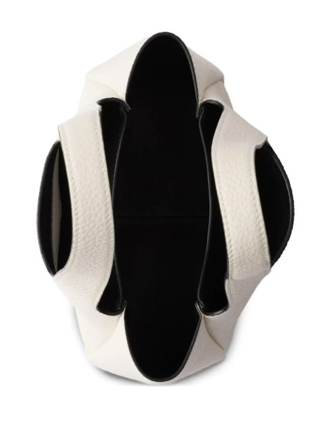 Prada mini leather tote bag - White - zdjęcie produktu nr 2