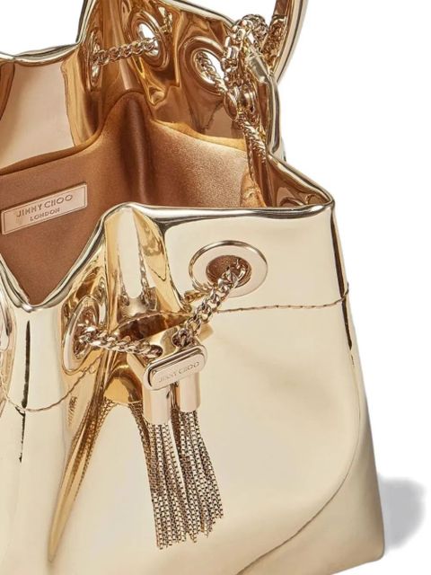 Jimmy Choo Hazal 85mm heeled sandals - Gold