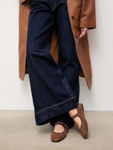 Answear.LAB baleriny zamszowe kolor brązowy - zdjęcie produktu nr 1