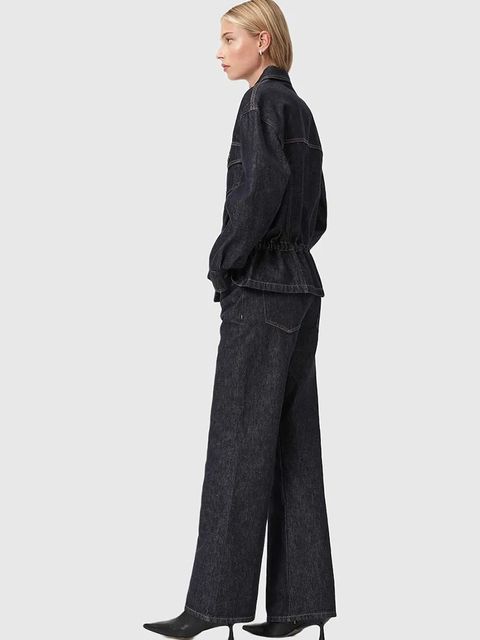 AllSaints jeansy EMBER damskie medium waist W007ED