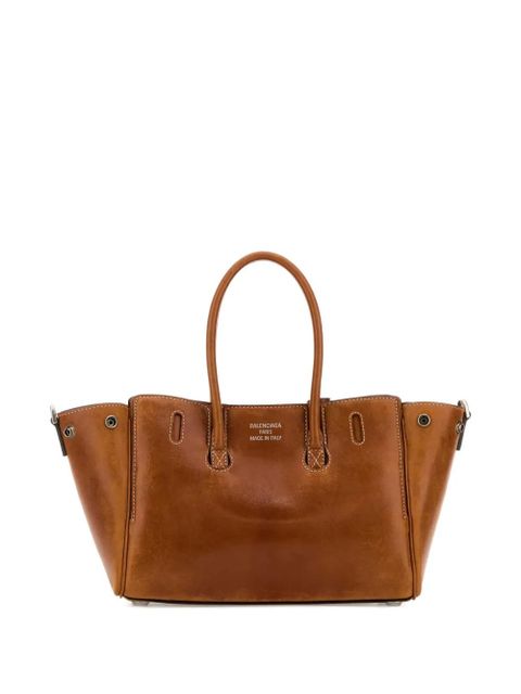 Balenciaga mini All Bel Air tote bag - Brown