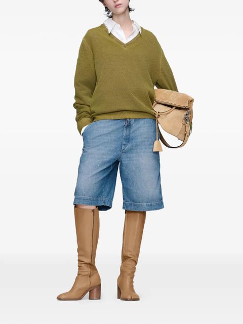 Maison Margiela denim shorts - Blue - zdjęcie produktu nr 2