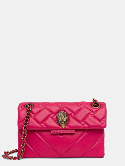 Kurt Geiger London torebka skórzana MINI KENSINGTON kolor różowy 5017357109 - zdjęcie produktu nr 1